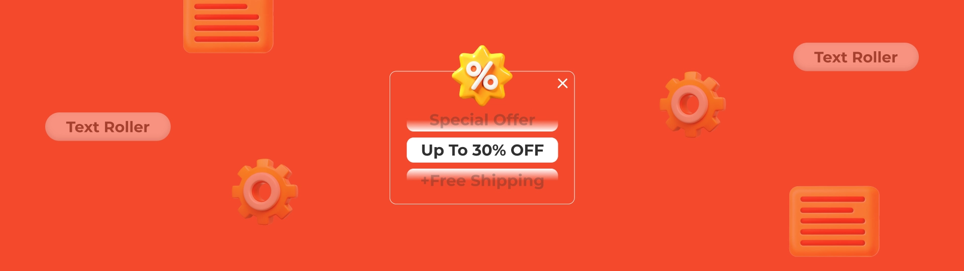 Add Flexibility to Your Popups with Claspo New Text Roller Feature